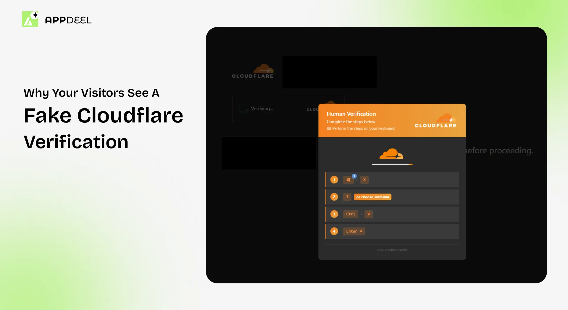 Fake Cloudflare Verification